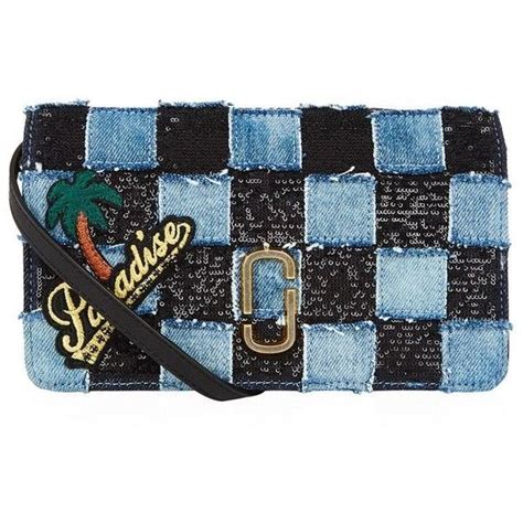 marc jacobs denim wallet.